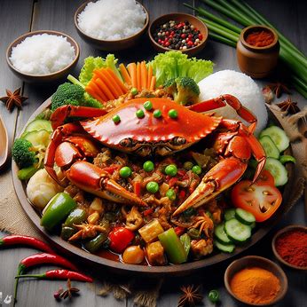 Kepiting Saus Padang: Paduan Kenikmatan Seafood dan Pedas Berpadu Harmonis